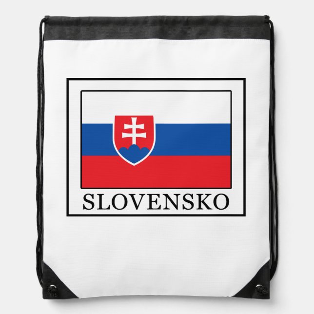 Slovensko Drawstring Bag (Front)