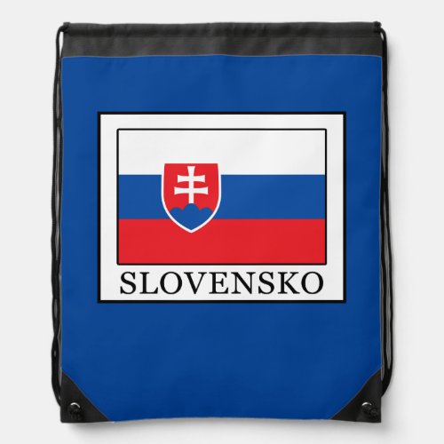 Slovensko Drawstring Bag