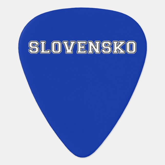 Slovensko Guitar Pick (Front)