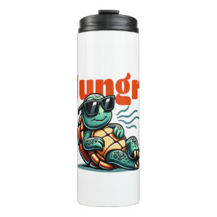 Slow and Hungry – Cool Turtle Thermal Tumbler