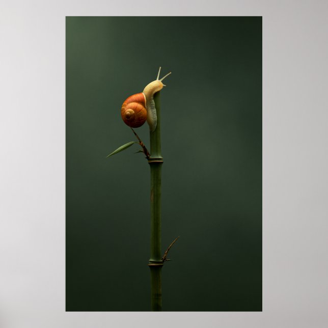 Slow and Steady Bamboo Climber Poster (Front)