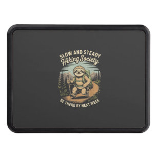Slow and Steady Hiking Society Funny Sloth Hike Lo Hitch Cover