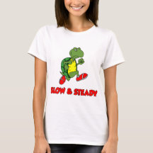 Slow And Steady Running Turtle