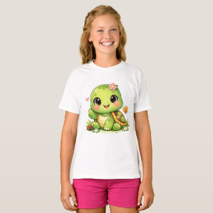Slow and Sweet: The Garden’s Happiest Turtle T-Shirt