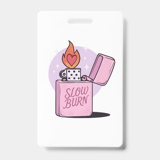 Slow Burn Reader Badge (Front)