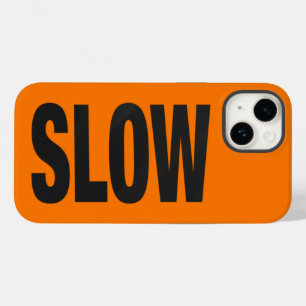 Slow Caution Sign Case-Mate iPhone 14 Case