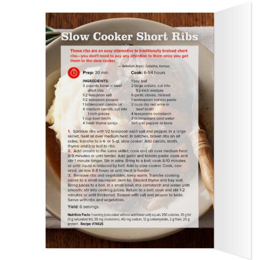 Slow Cooker Short Ribs (Inside (Left))