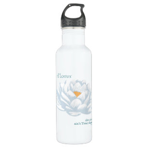 Slow Down, Ain’t Times Square - The White Lotus Stainless Steel Water Bottle