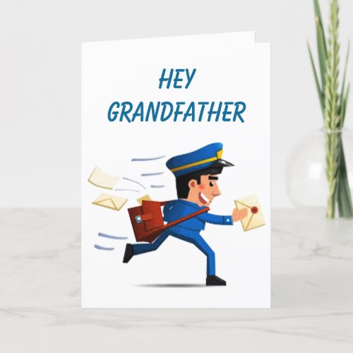 SLOW DOWN GRANDFATHER  ENJOY YOUR BIRTHDAY CARD