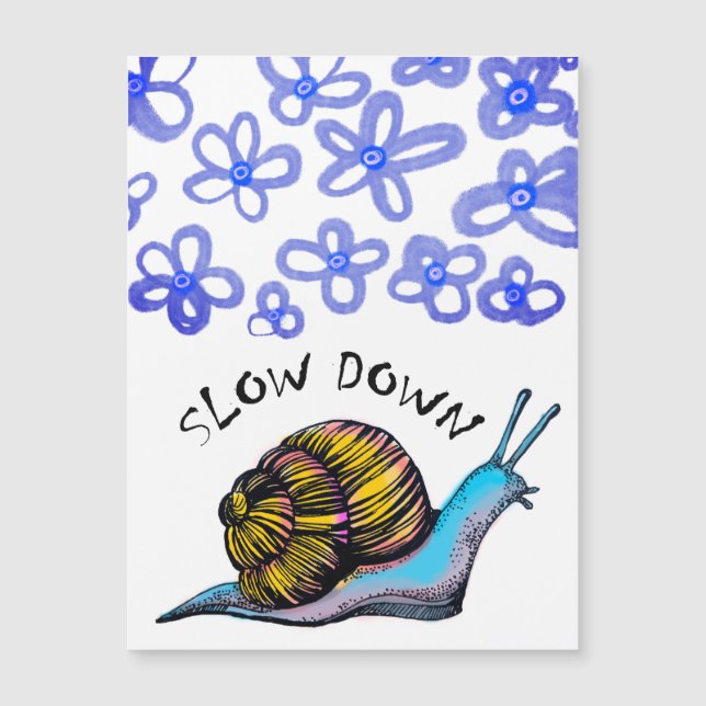 Slow down postcard (Front)