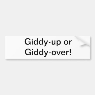 Slow drivers bumper sticker