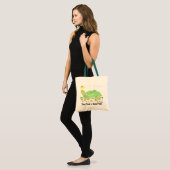Slow Food is Good Food turtle tote bag (Front (Model))