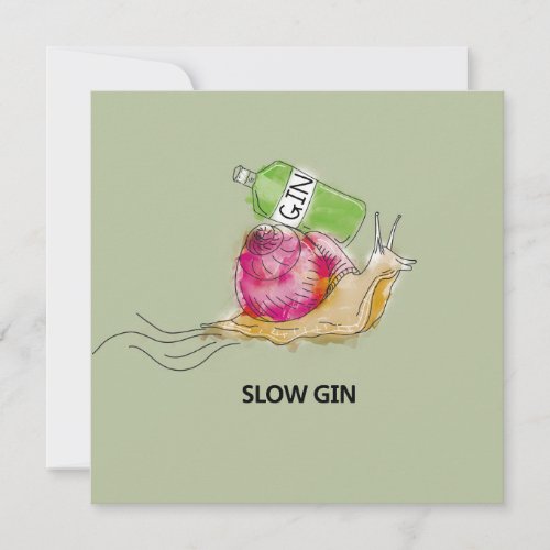 Slow Gin Holiday Card