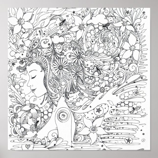 Slow hands - poster print (Front)