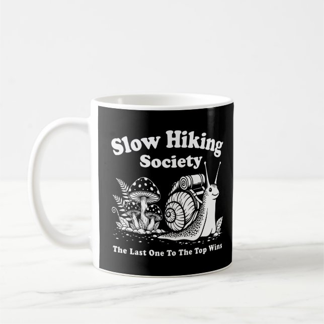 Slow Hiking Society Coffee Mug (Left)