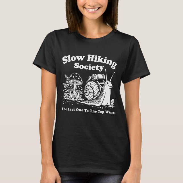 Slow Hiking Society T-Shirt (Front)