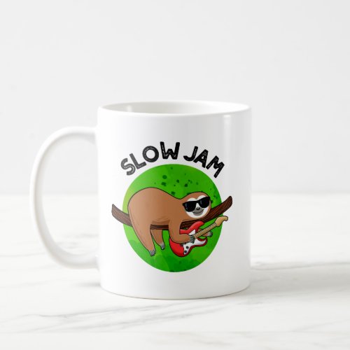 Slow Jam Funny Music Animal Pun Coffee Mug