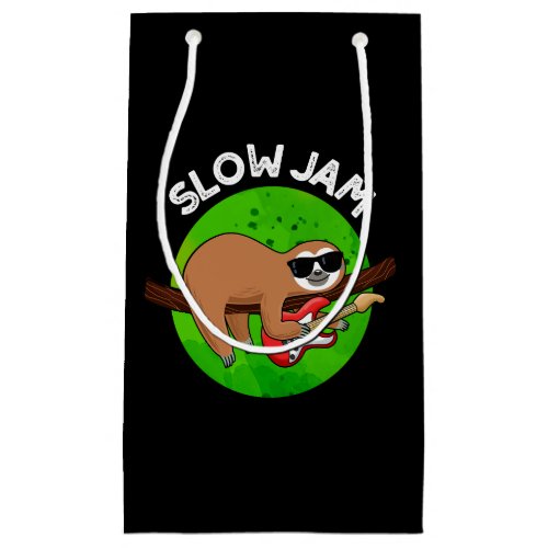Slow Jam Funny Music Animal Pun  Small Gift Bag