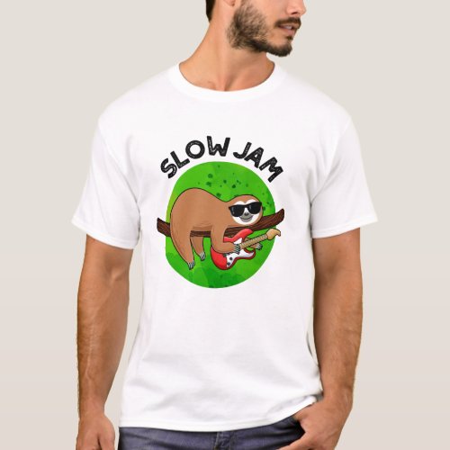 Slow Jam Funny Music Animal Pun  T_Shirt