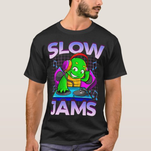 Slow Jams  DJ s DJ Turntable  EDM Rave T_Shirt