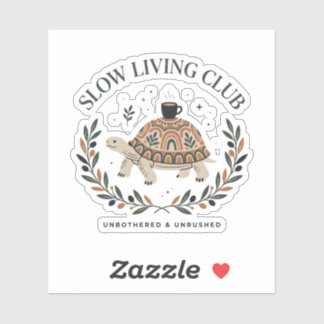 Slow Living Club Sweet Moments Caffeinated Sticker