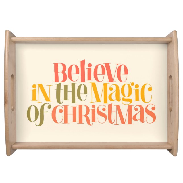 Slow Living Lifestyle Design Serving Tray (Front)