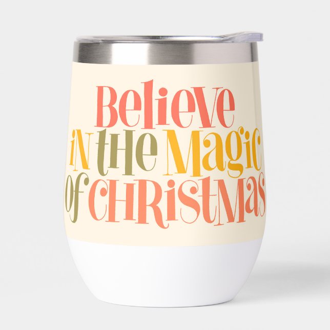 Slow Living Lifestyle Design Thermal Wine Tumbler (Left)