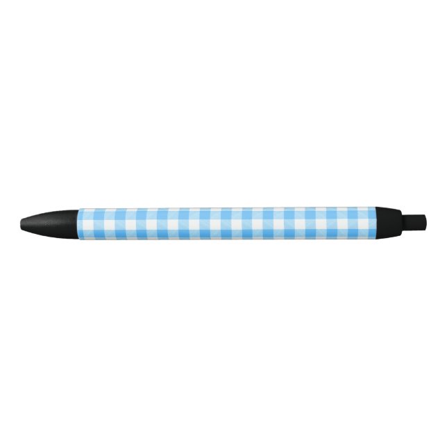 Slow-Living Summer Sky Check Pen (Front)