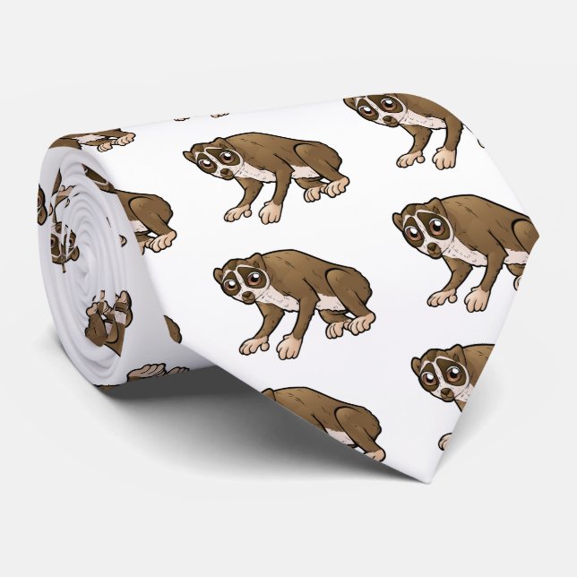Slow Loris Neck Tie (Rolled)