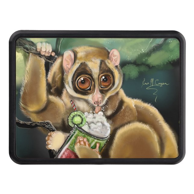 Slow Loris Smoothie Hitch Cover (Front)