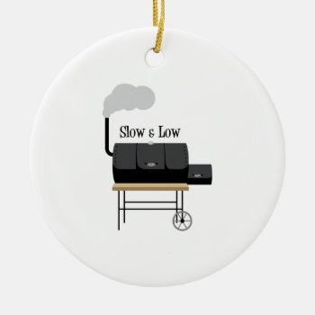 Slow & Low Ceramic Ornament by HopscotchDesigns at Zazzle