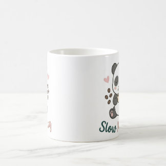 Slow Morning Panda Mug | Cute Cozy Coffee Cup