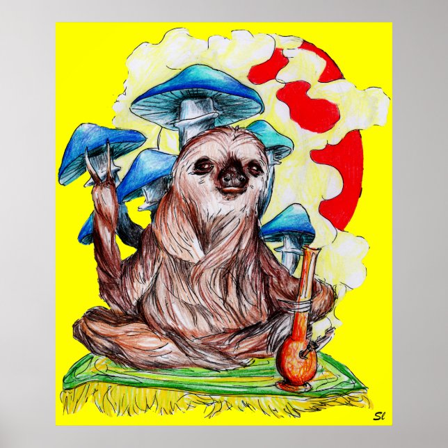 Slow Moves and Good Vibes Poster (Front)