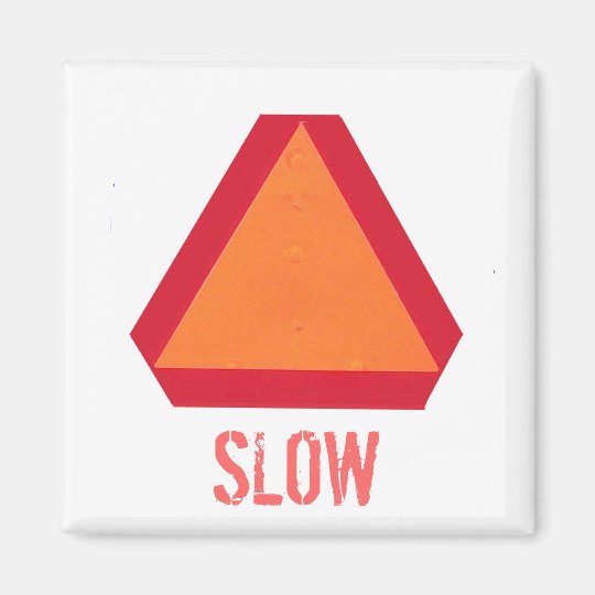 Slow Moving Vehicle Sign