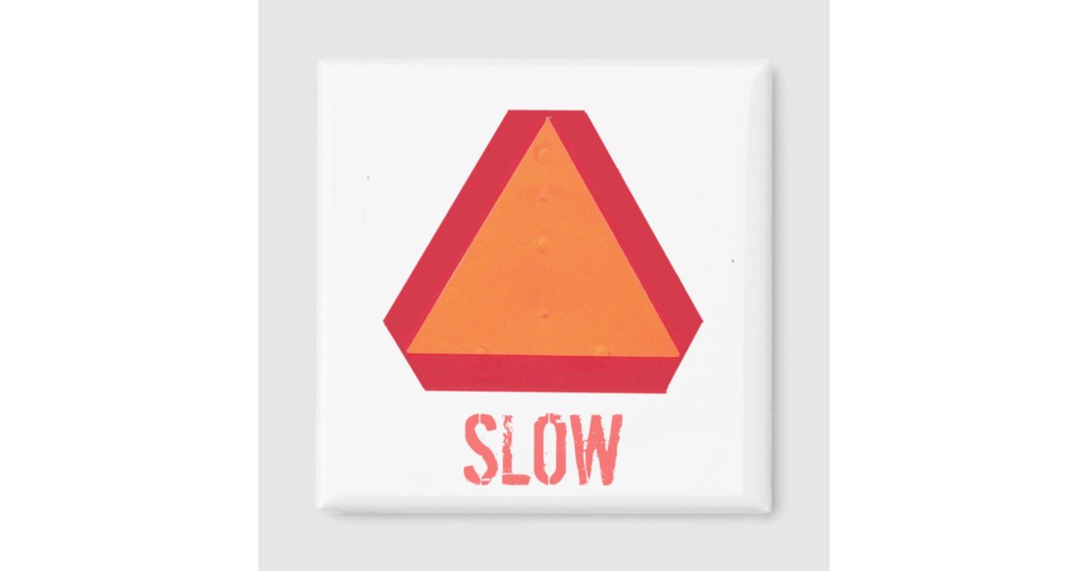 slow moving vehicle sign