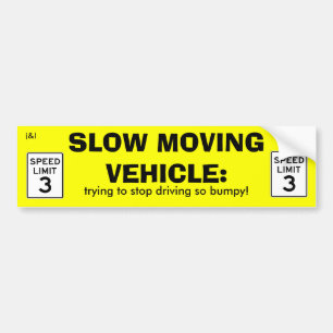 Slow Moving Vehicle sticker