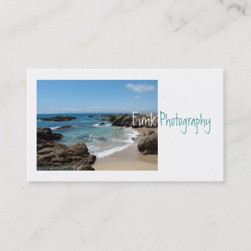 Customizable Slow Pacific Waves Business Card Templates