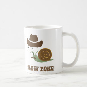 Slow Poke! - Cowboy Snail Coffee Mug