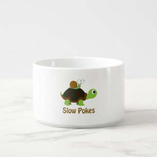 Slow Pokes - Cute Turtle and Snail Bowl