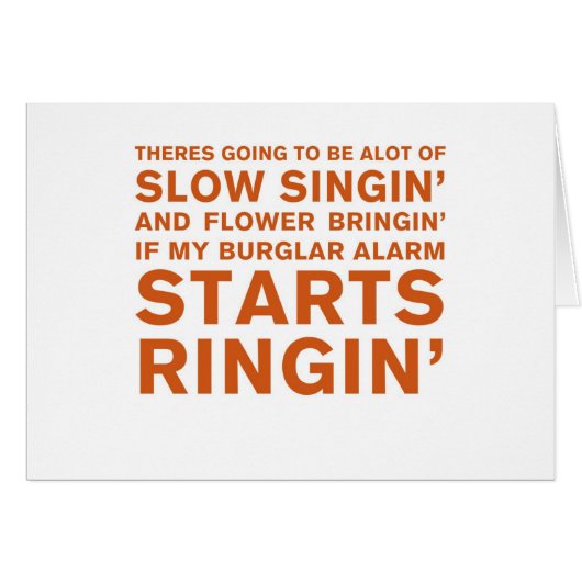 Slow Singin' Cards (Front Horizontal)