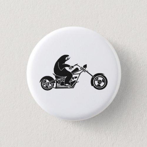 Slow Sloth On A Fast Bike Pinback Button