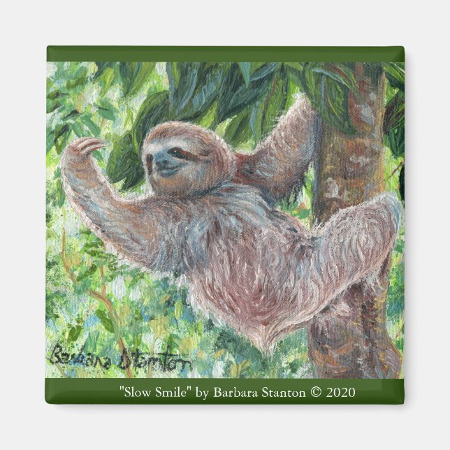 "Slow Smile" Magnet (Front)