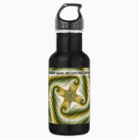 Slow Spin - Fractal Art Water Bottle