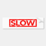 Slow Stamp Bumper Sticker