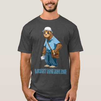 Slowest Sloth Ever Funny Mailman Postal Worker T-Shirt