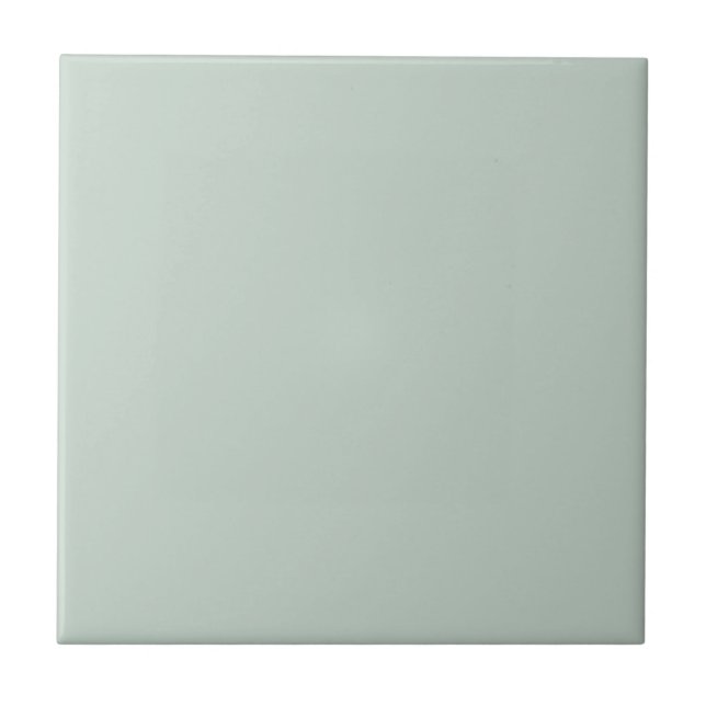 Slowly Green Square Kitchen and Bathroom Ceramic Tile (Front)