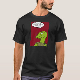 Slowpoke Turtle T-Shirt (Red Background)