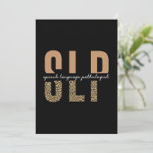 SLP cheetah print Speech language pathologist gift (Standing Front)