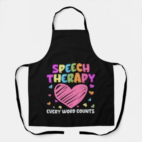 SLP Language Pathologist  Speech Therapy Apron