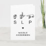 SLP Speech Language Pathologist ASL  Card